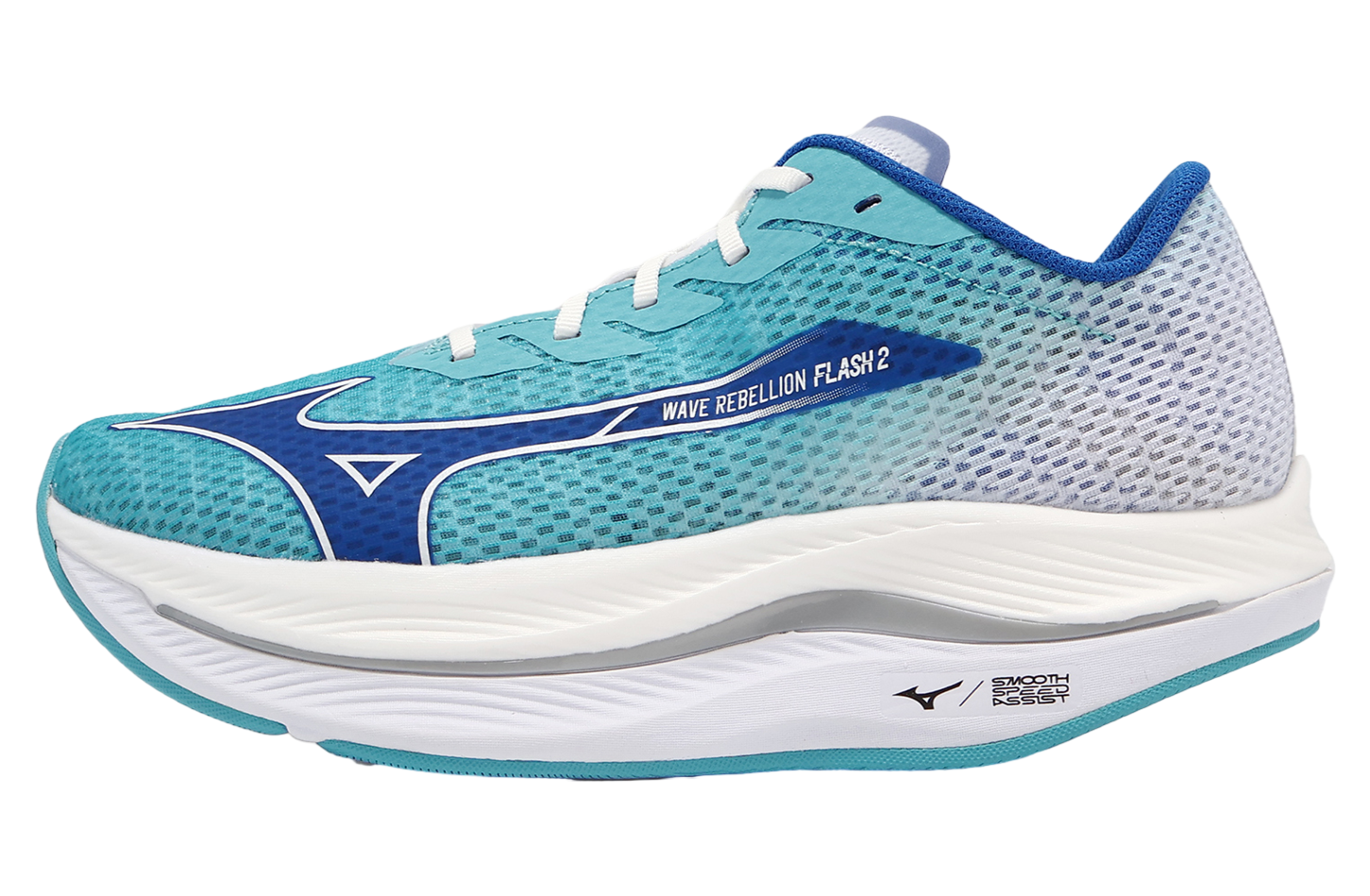 Mizuno Wave Rebellion Flash 2 Blue / White