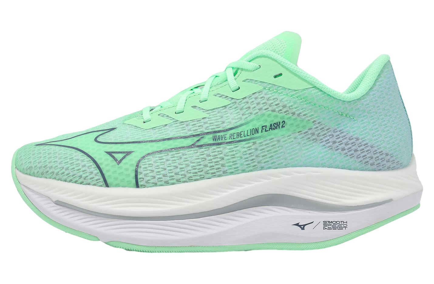 Mizuno Wave Rebellion Flash 2 Green / White
