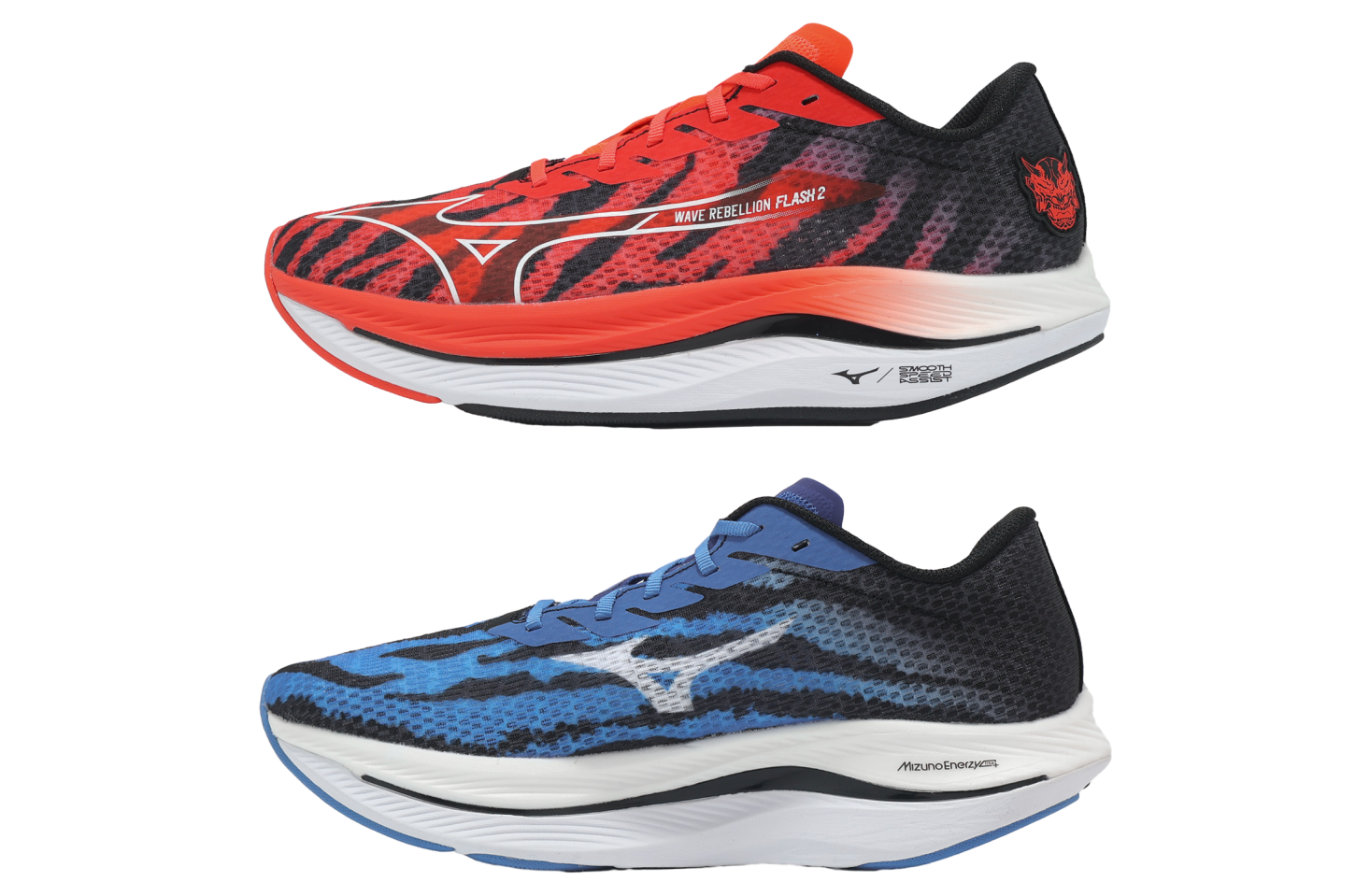 Mizuno Wave Rebellion Flash 2 Red / Blue - Mar 2025