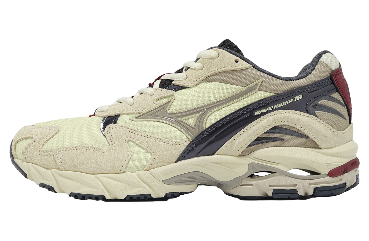 Mizuno Wave Rider 10 Beige / Black