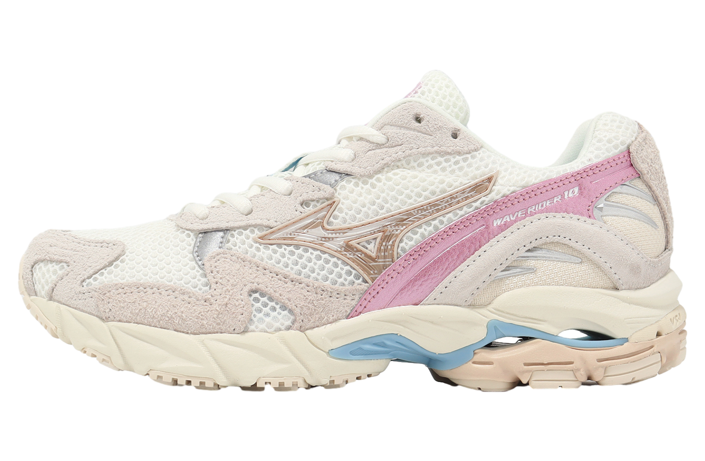MIZUNO★WAVE RIDER 10★NEON CITY PINK Mizuno Wave Rider 10 Beige / Pink - Feb 2024 - D1GA242801