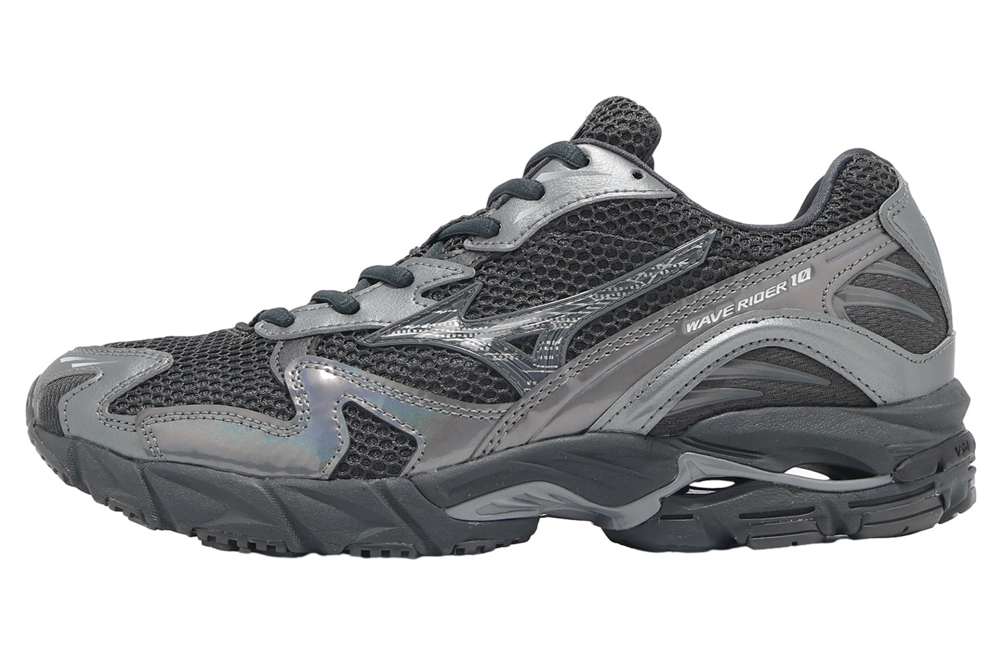 Mizuno Wave Rider 10 Black / Grey - Feb 2025 - D1GA243108