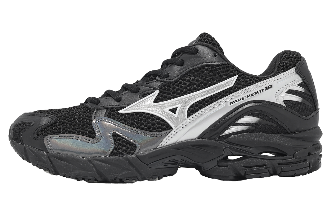 Mizuno Wave Rider 10 Black / Silver / Grey