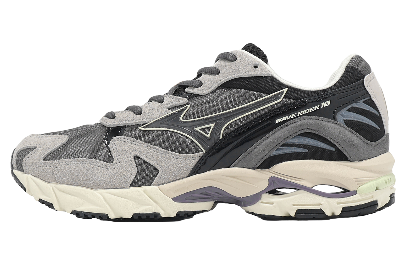 Mizuno Wave Rider 10 Grey / Black