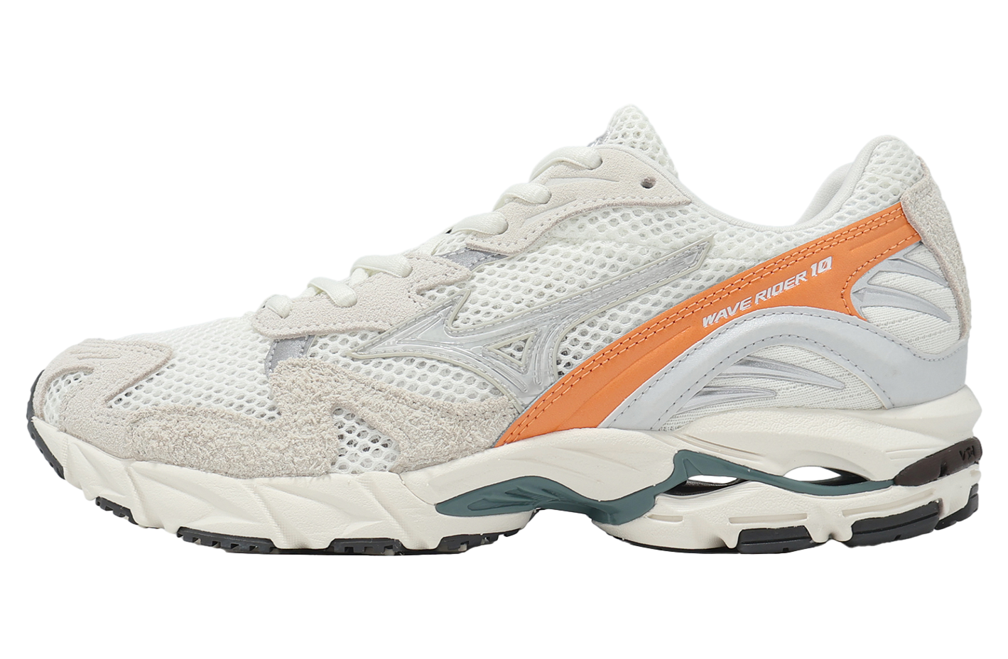 Mizuno Wave Rider 10 Ivory / Orange