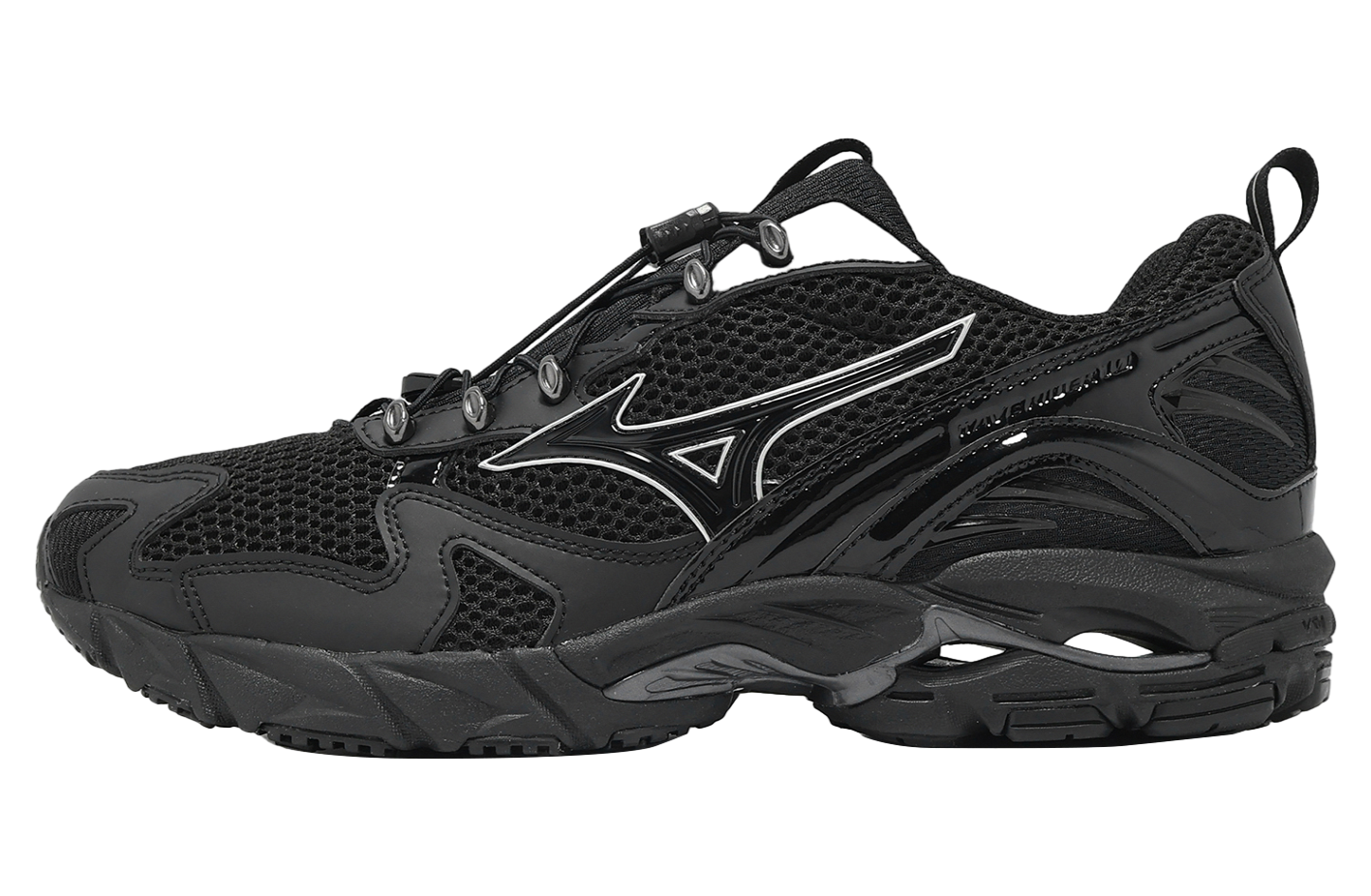 Mizuno Wave Rider 10 SLY Black / Silver