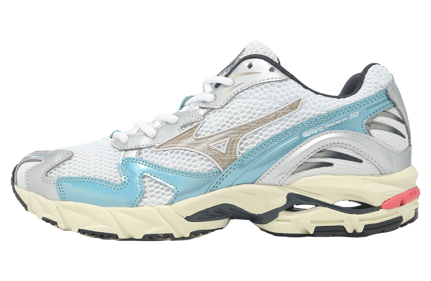 Mizuno Wave Rider 10 White / Silver
