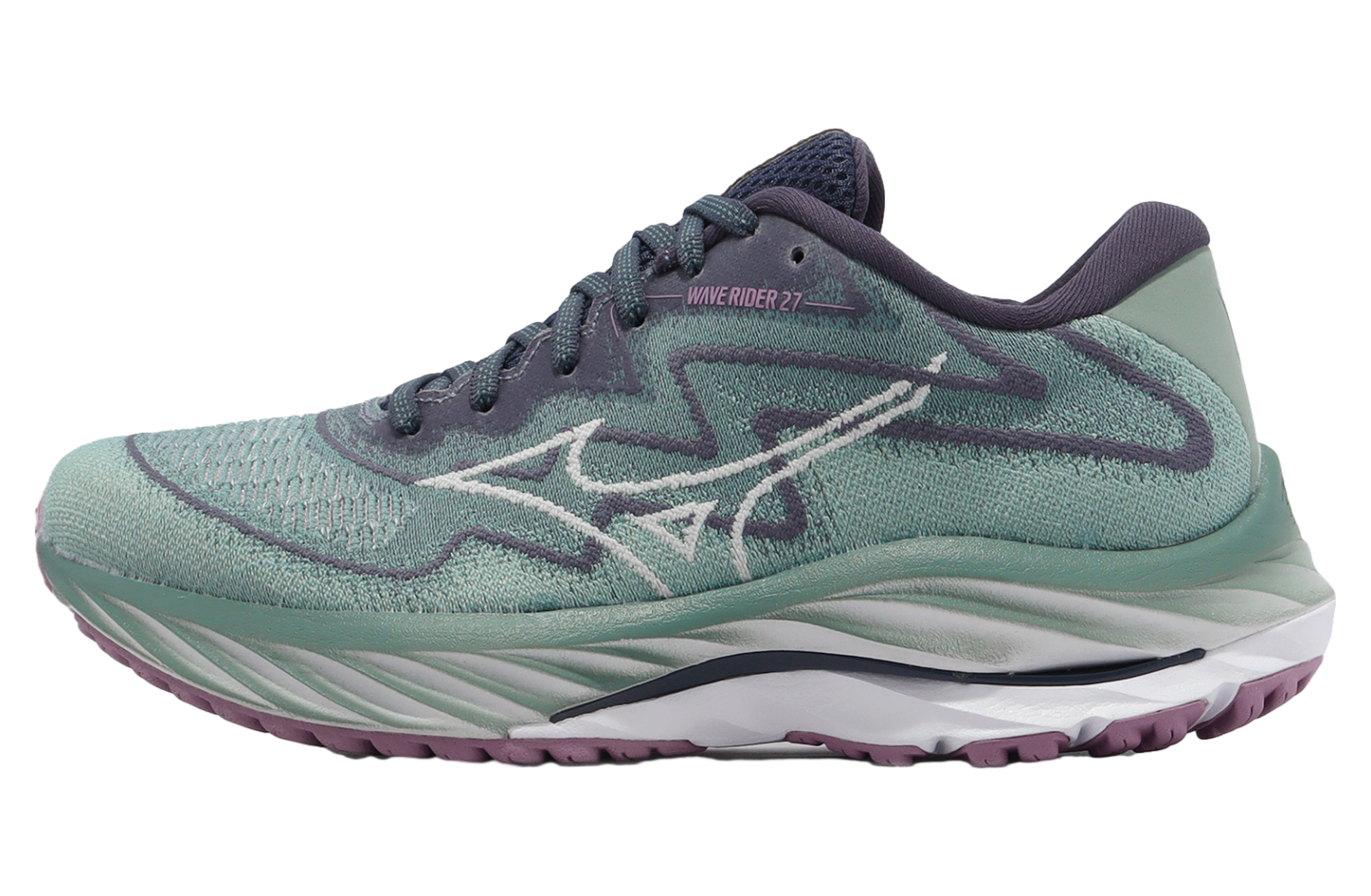 MIZUNO WAVE RAIDER 27 24.5センチ　アイスグリーン Mizuno Wave Rider 27 SSW WMNS Green / Blue - Jul 2023