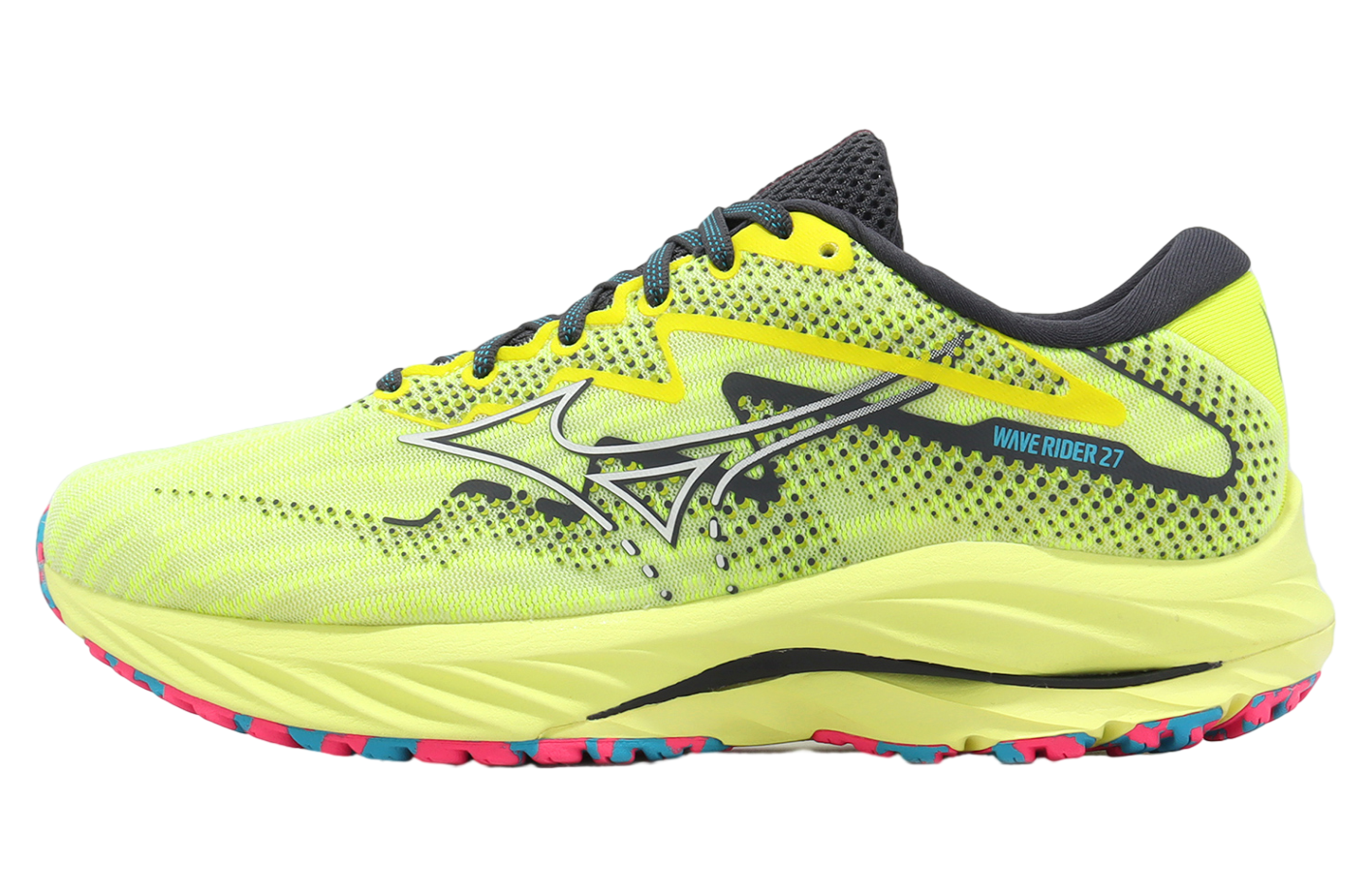 モコナ Mizuno Wave Rider 26 2E Wide 'White Black' J1GC226301
