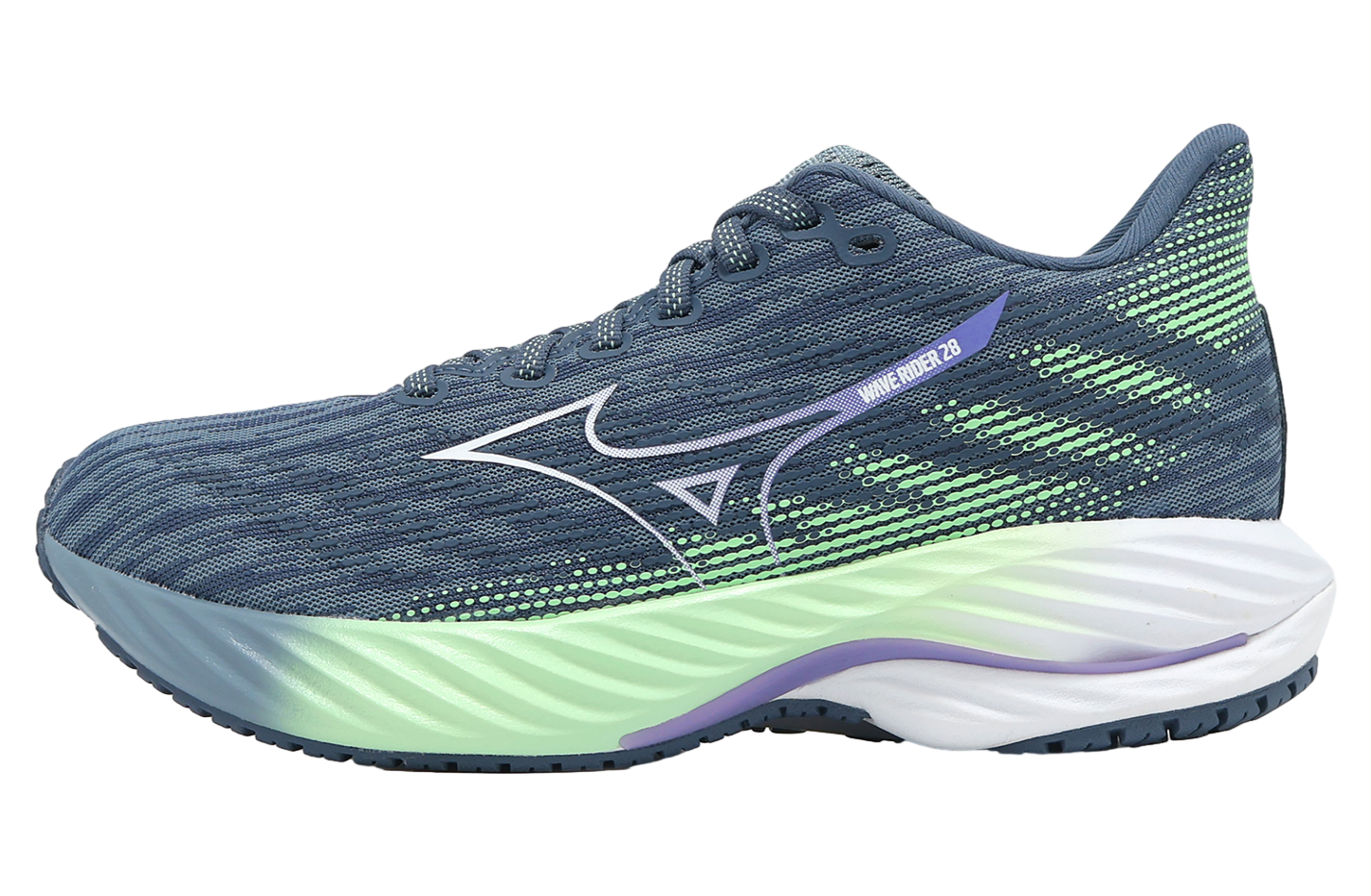 Mizuno Wave Rider 28 WMNS Blue / Green - Jan 2025