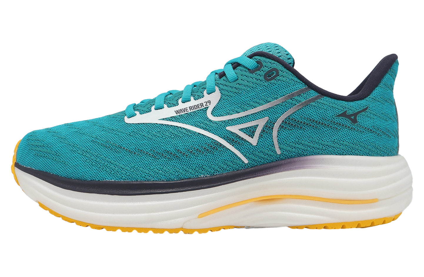 山水29 Mizuno Wave Rider 29 Green / White - Jul 2025 - J1GC250308