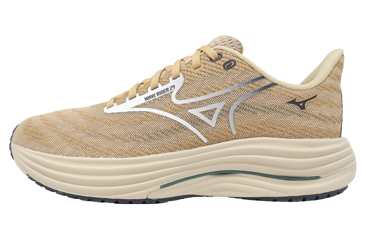 Mizuno Wave Rider 29 Khaki / White