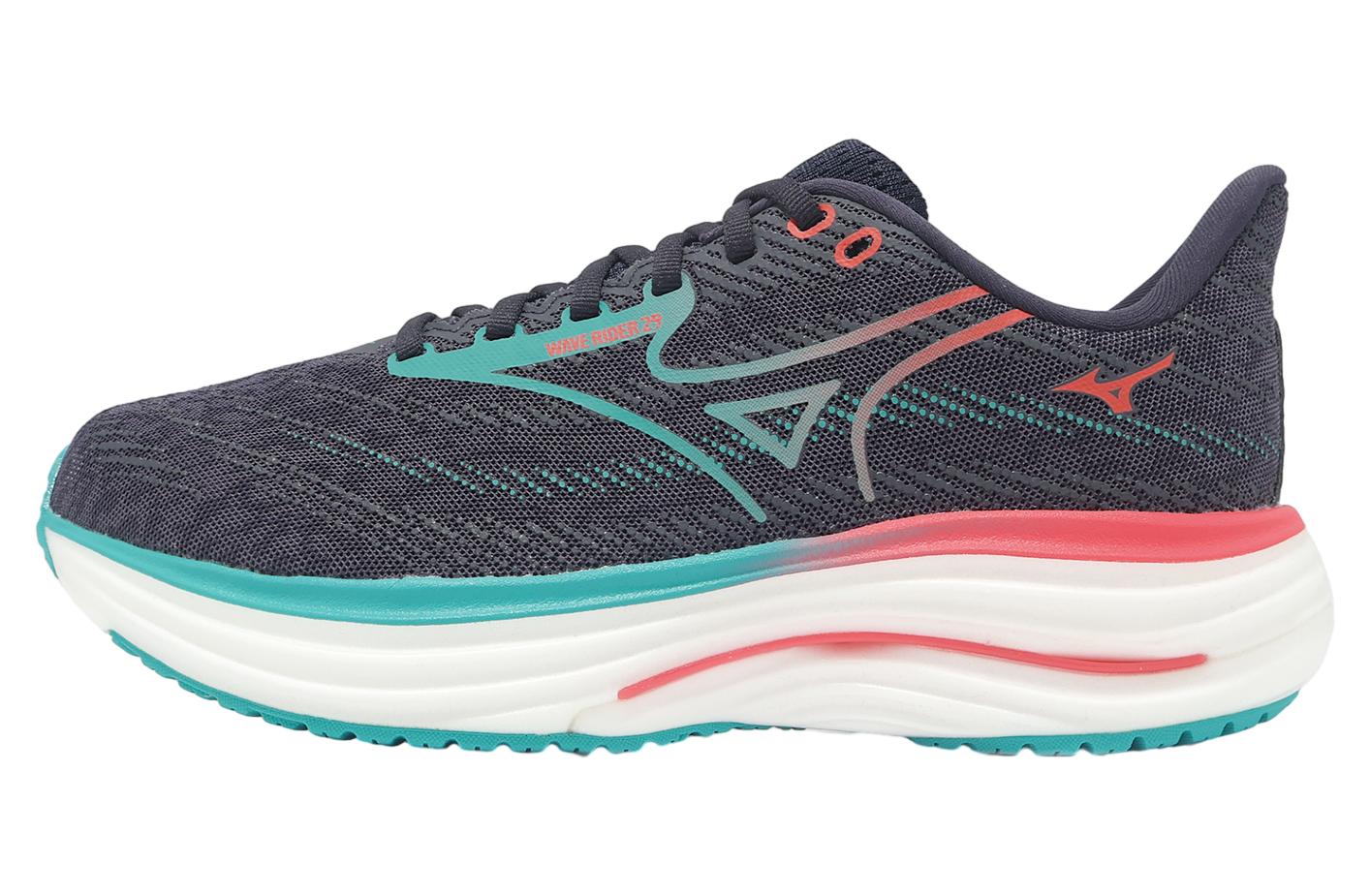 Mizuno Wave Rider 29 Super Wide Navy / Green