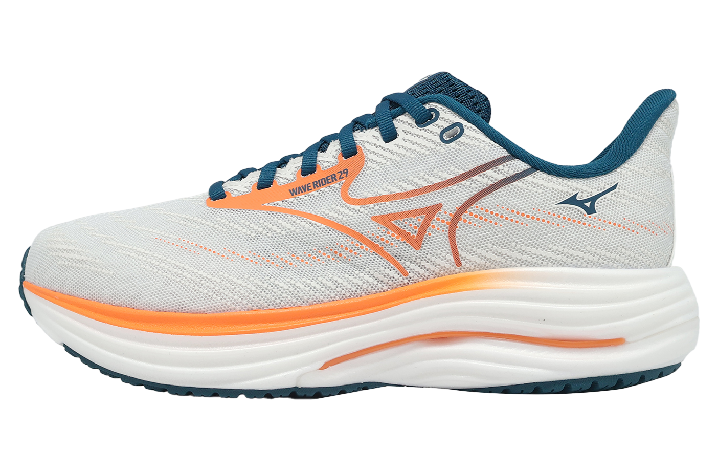 Mizuno Wave Rider 29 Super Wide White / Orange