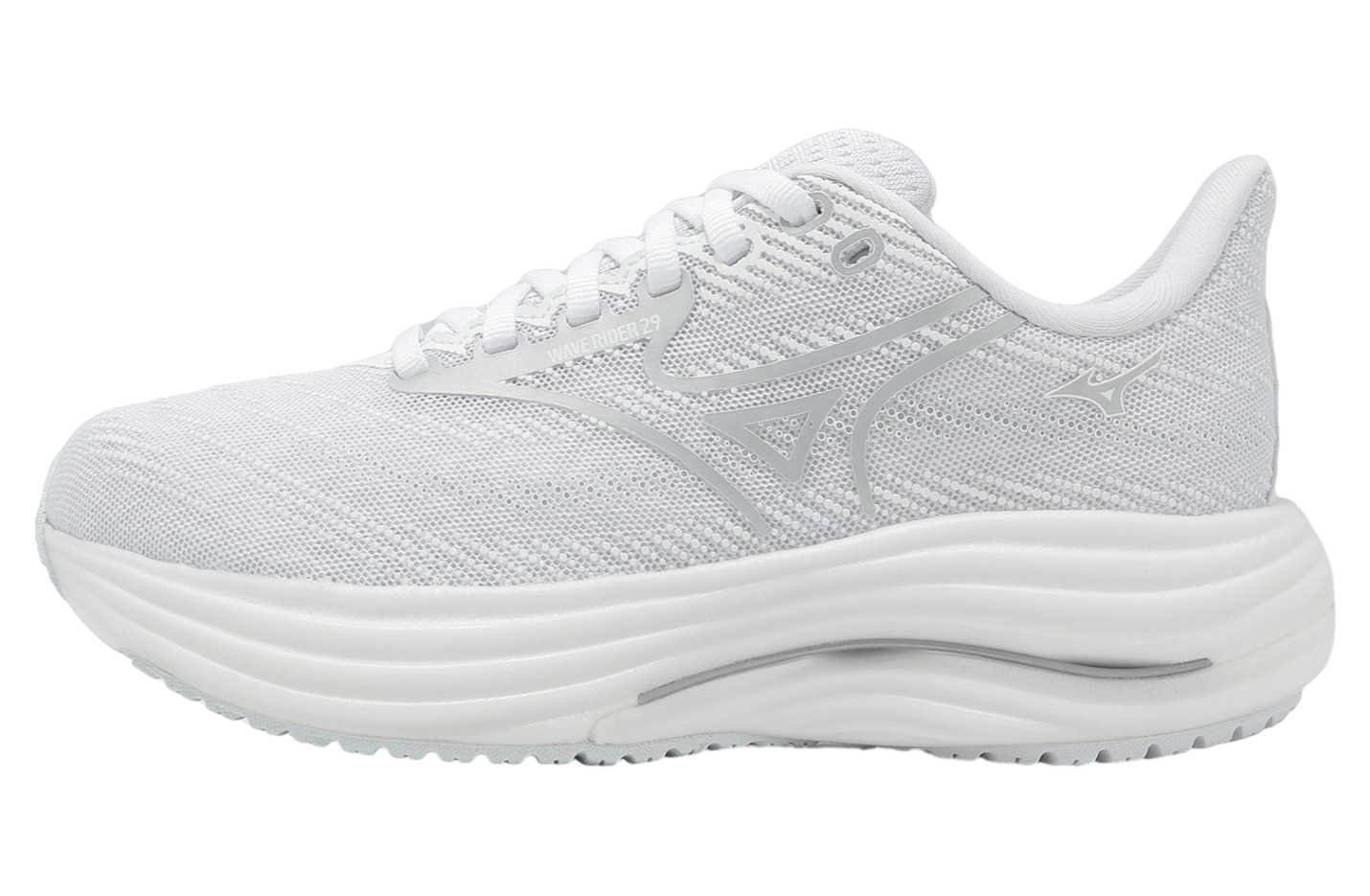 水無月 Mizuno Wave Rider 29 Super Wide WMNS Grey / White - Jun 2025
