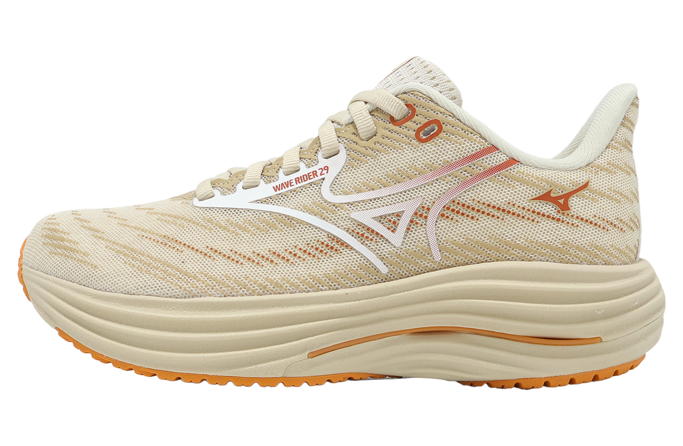 Mizuno Wave Rider 29 WMNS Beige / Red