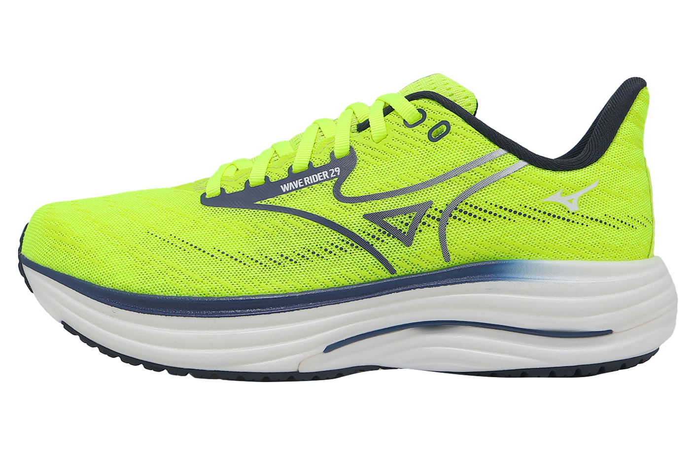 Mizuno Wave Rider 29 Yellow / Black - Jan 2026 - J1GC250351