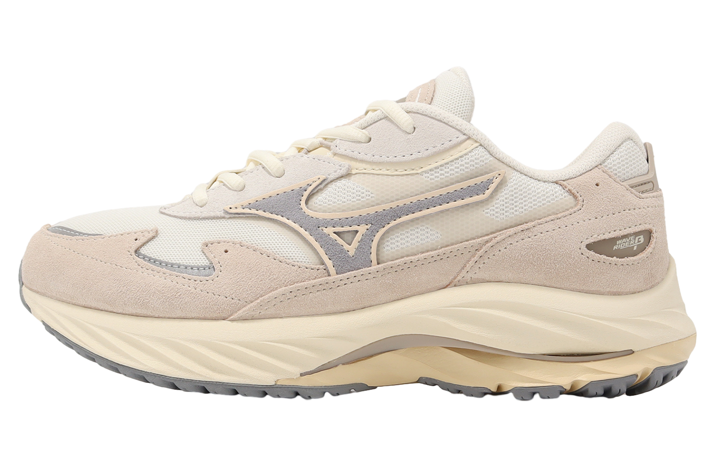Mizuno Wave Rider β Beige / White