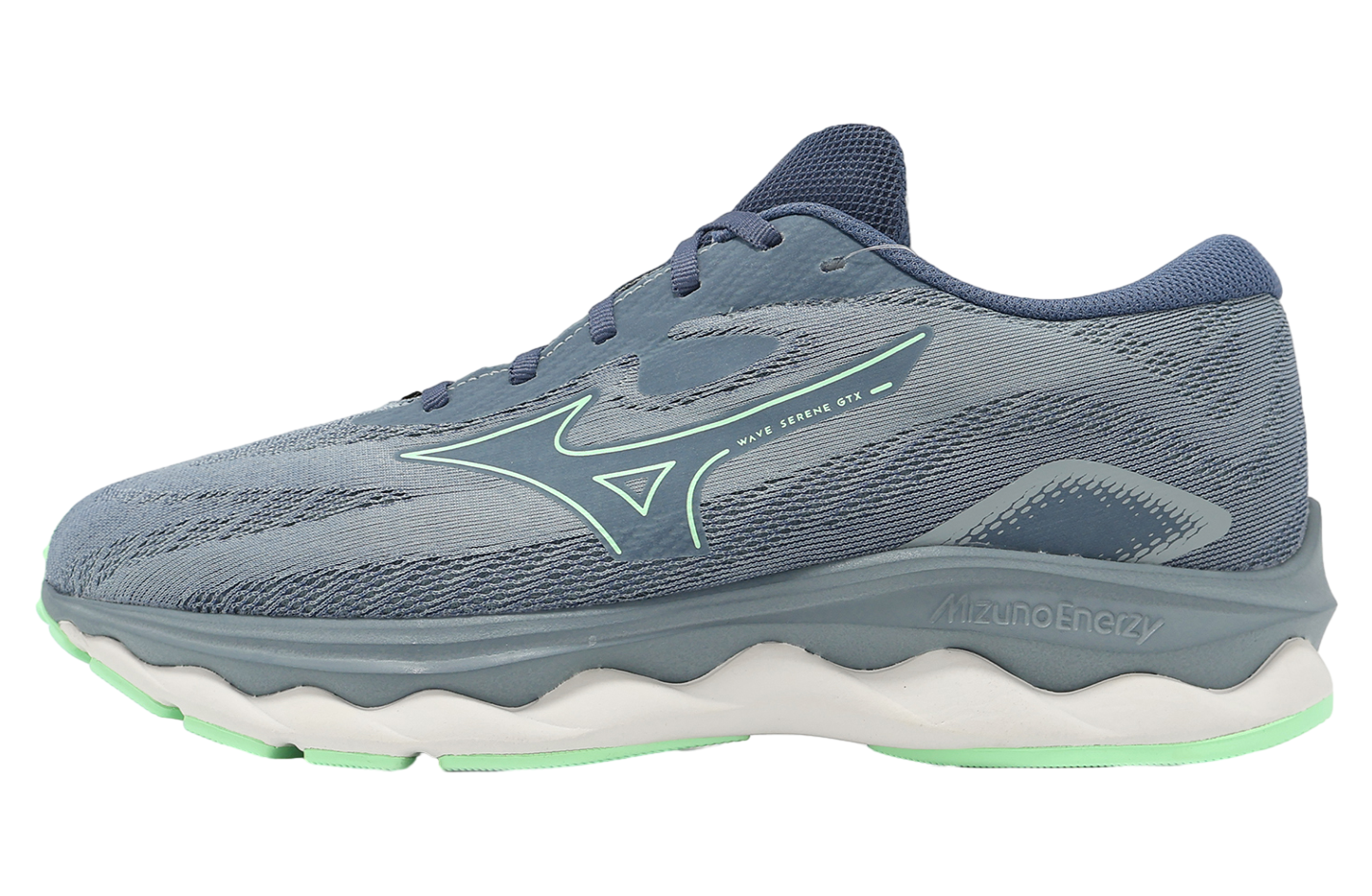 Mizuno Wave Serene GTX Blue / Green - Jan 2025 - J1GC246051