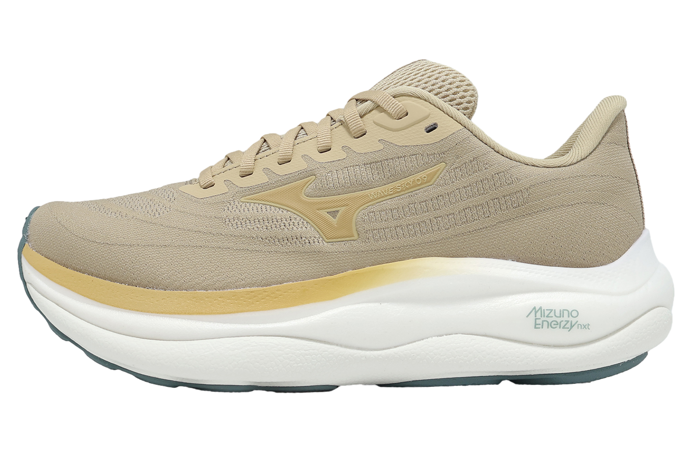 Mizuno Wave Sky 9 Beige / White