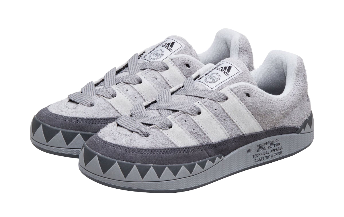 NEIGHBORHOOD x adidas Adimatic Grey HP6771 - KicksOnFire.com