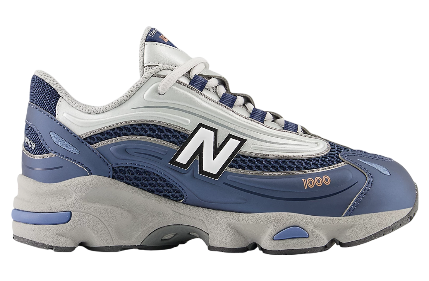 New Balance 1000 GS Vintage Indigo / Light Silver Metallic