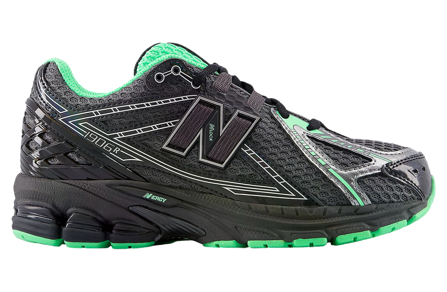 New Balance 1906 GS Black / Lime Leaf