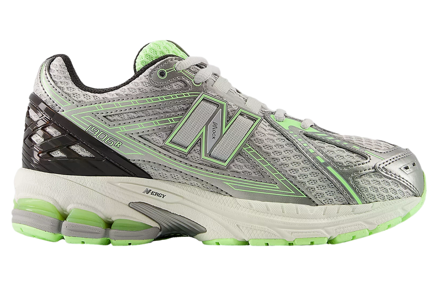 New Balance 1906 GS Dark Silver Metallic / Mint Flash - Jul 2025