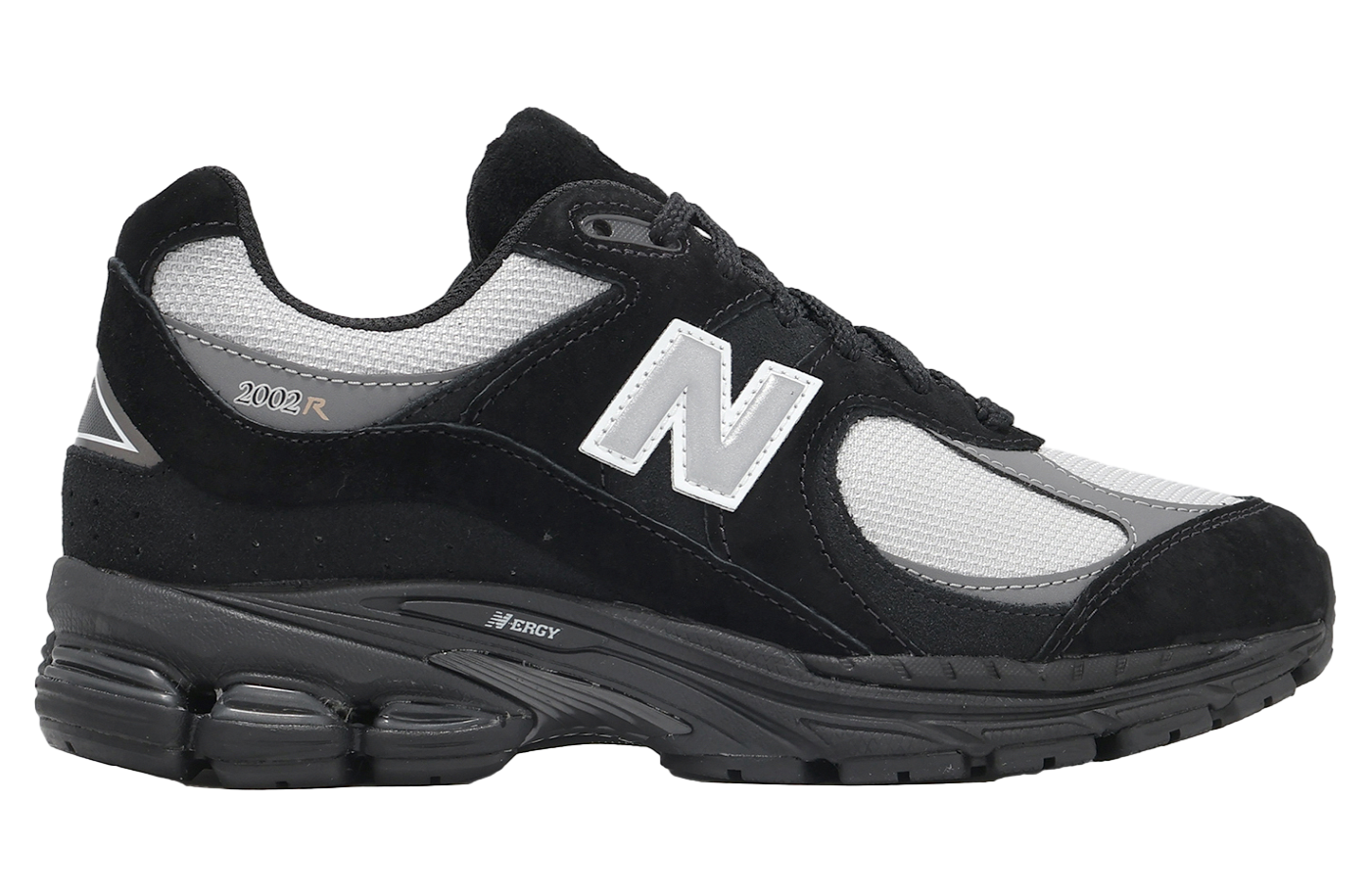 New Balance 2002R Black / Metallic Grey