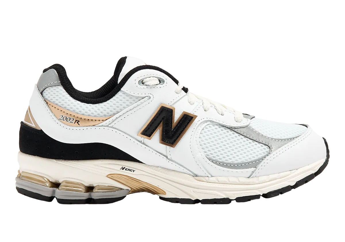 New Balance 2002R White Black Gold Oct 2024 M2002RPN KicksOnFire