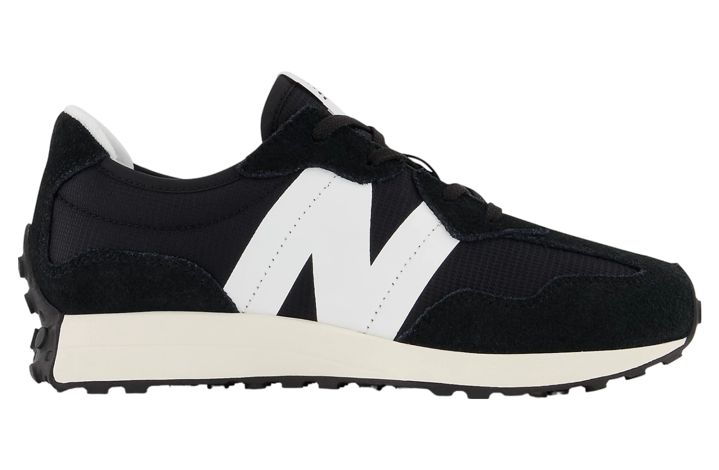 New Balance 327 GS Black / White