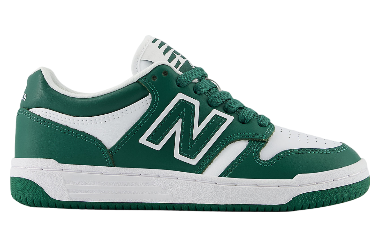 New Balance 480 GS Team Forest Green / White