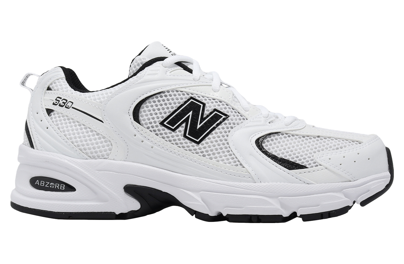 New Balance 530 White / Black / White