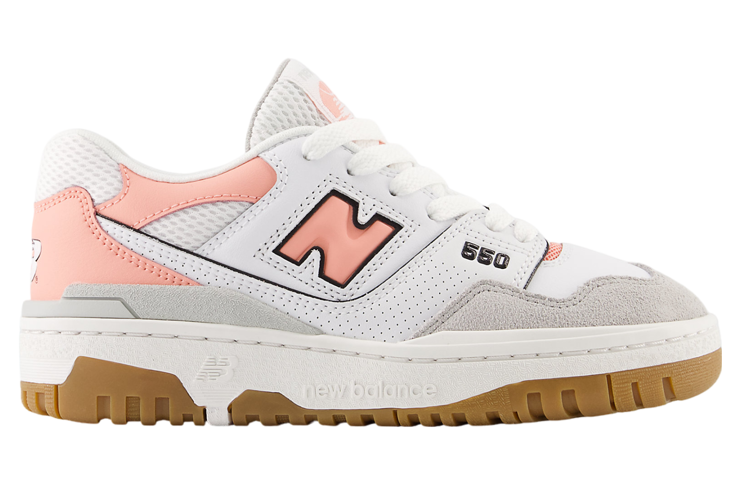 New Balance 550 GS Brighton Grey / Omega Pink