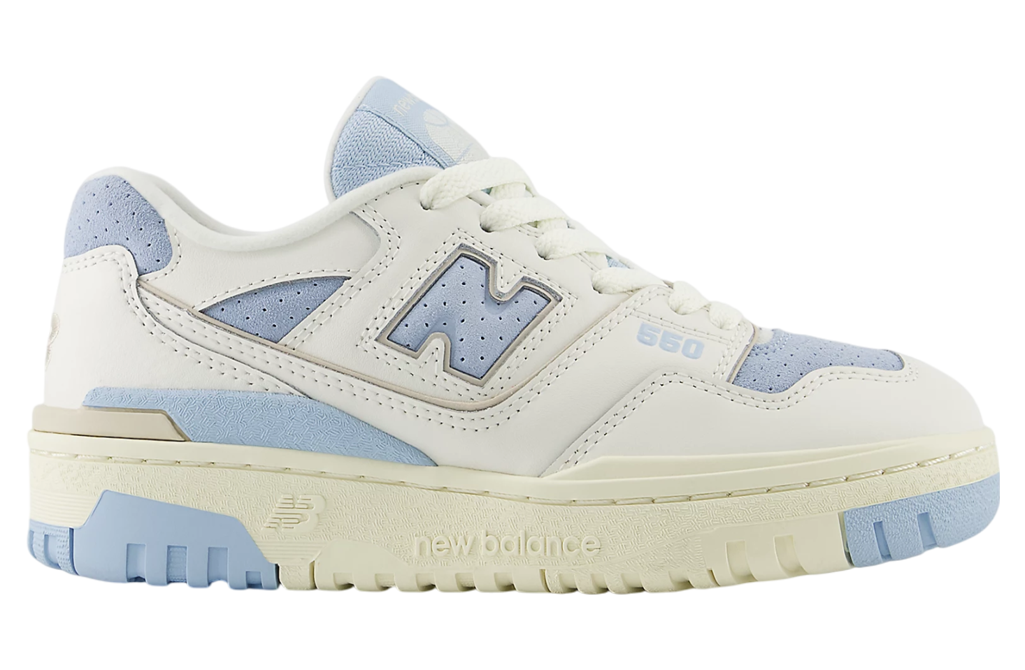 New Balance 550 GS Sea Salt / Light Chrome Blue