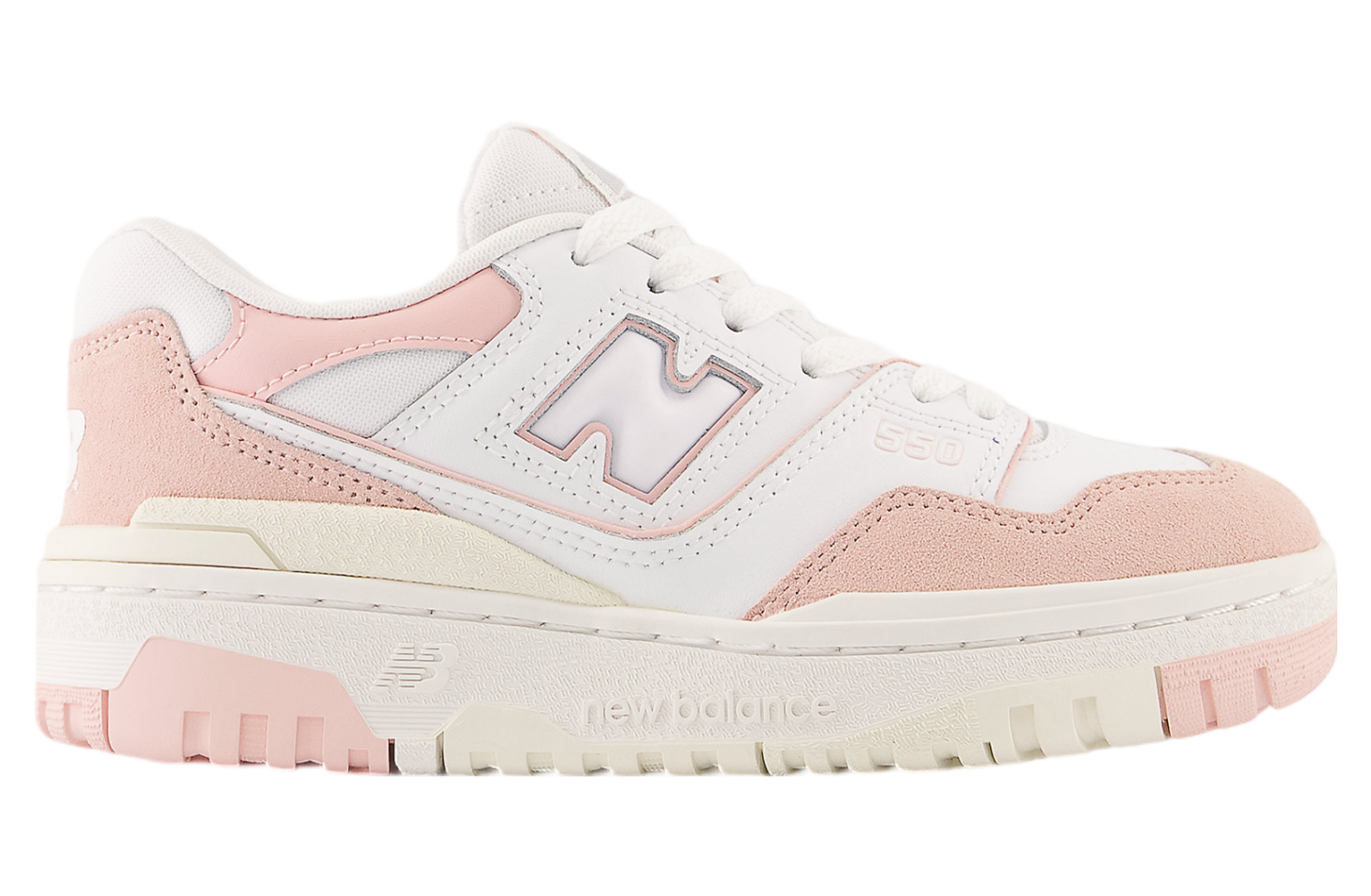 New Balance 550 GS White / Pink Haze