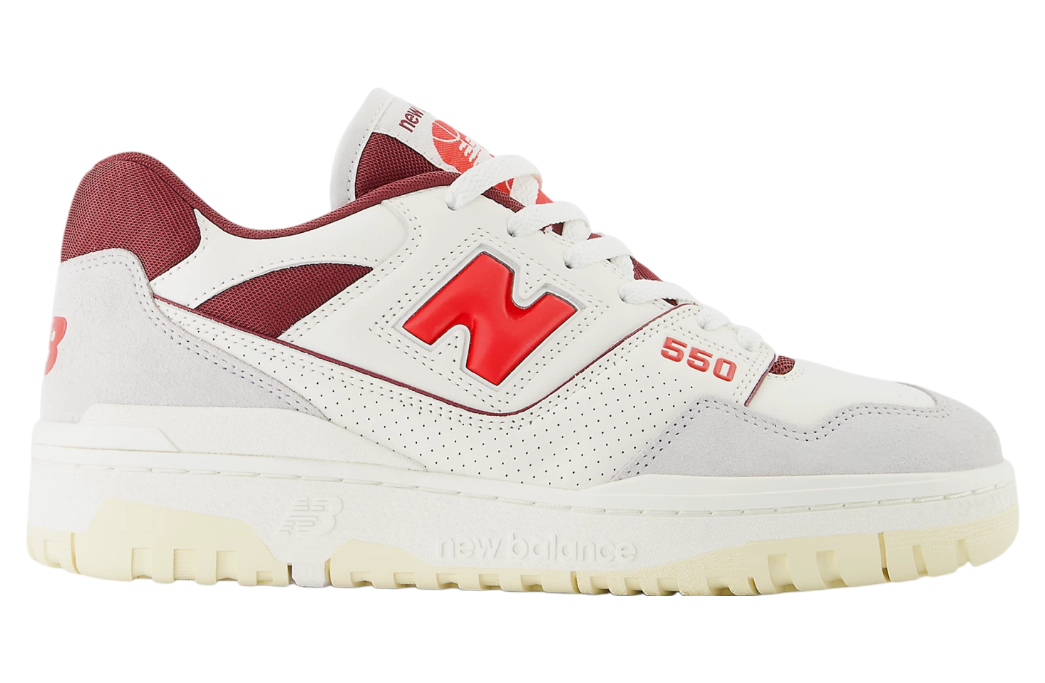 New Balance 550 Sea Salt / True Red