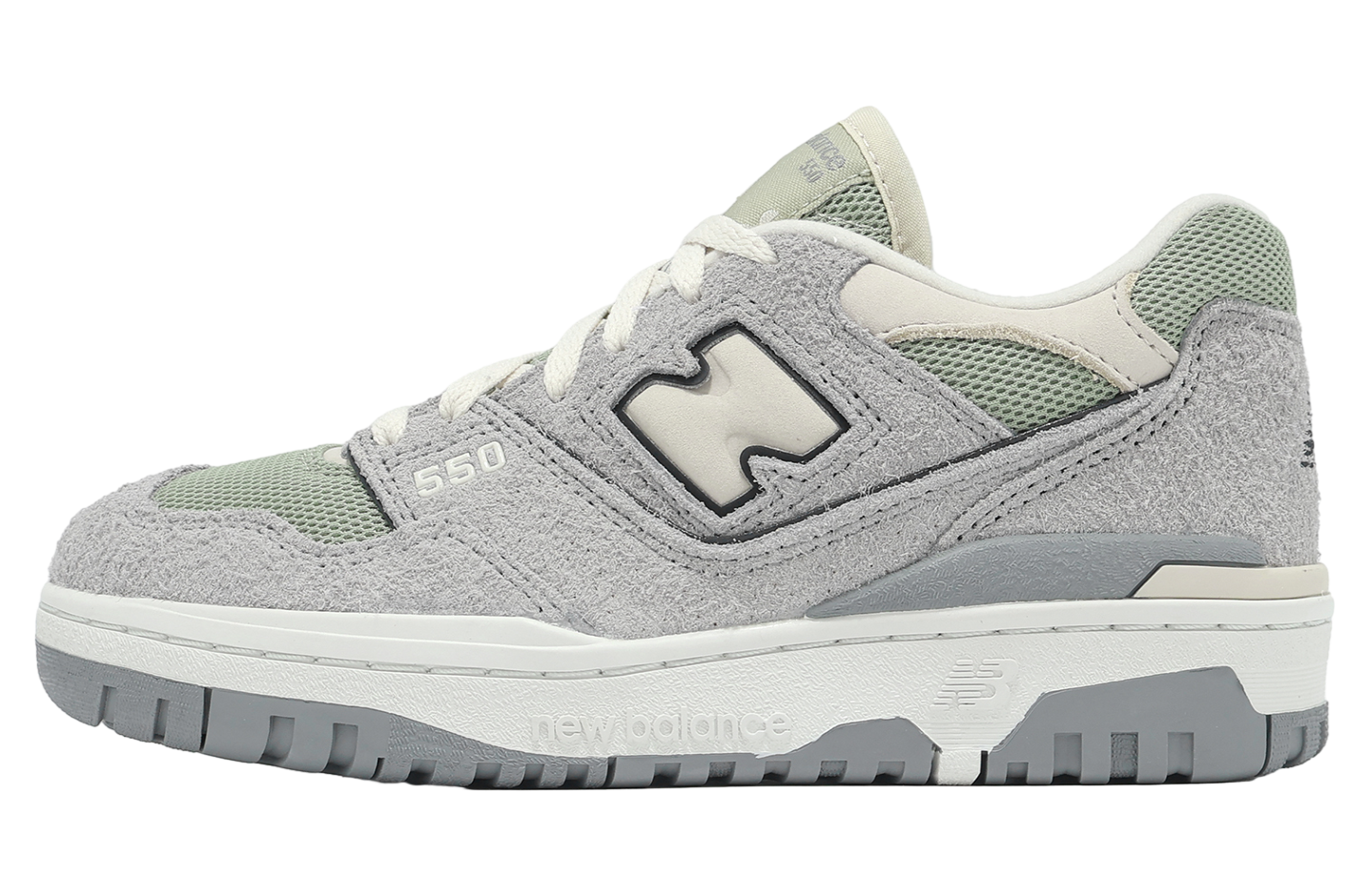 New Balance 550 WMNS Grey / Green - Apr 2024 - BBW550ARB