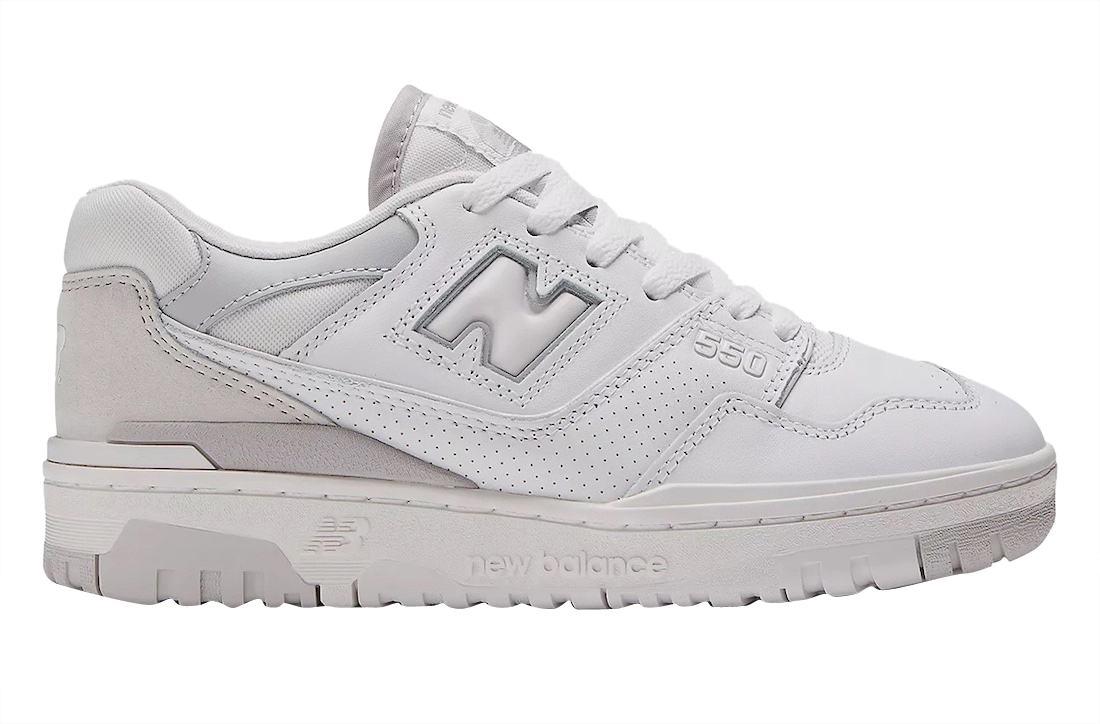 New Balance 550 WMNS Rain Cloud / Light Aluminum