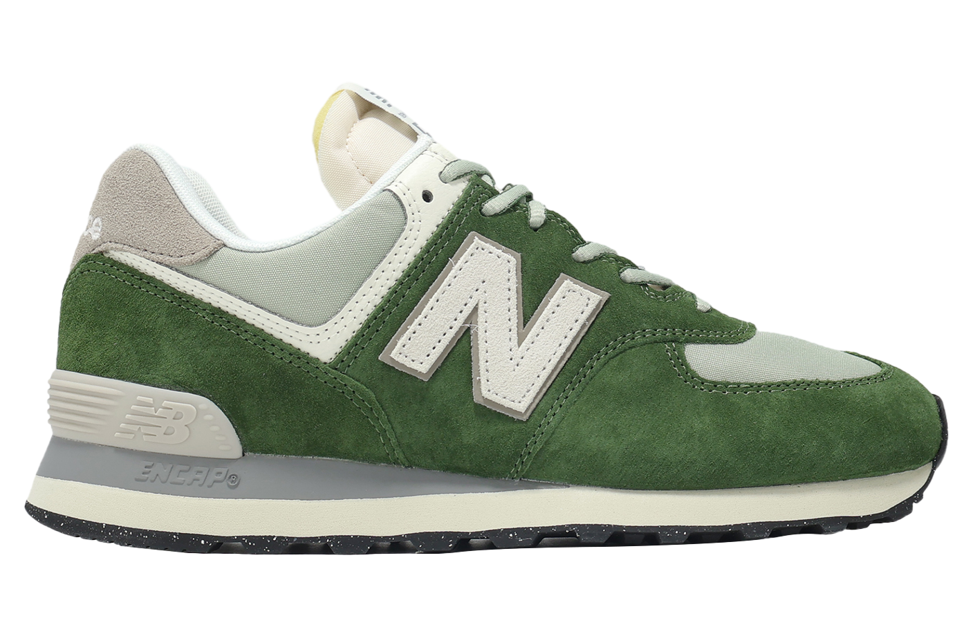New Balance 574 Dark Alpine Green / Garter Snake