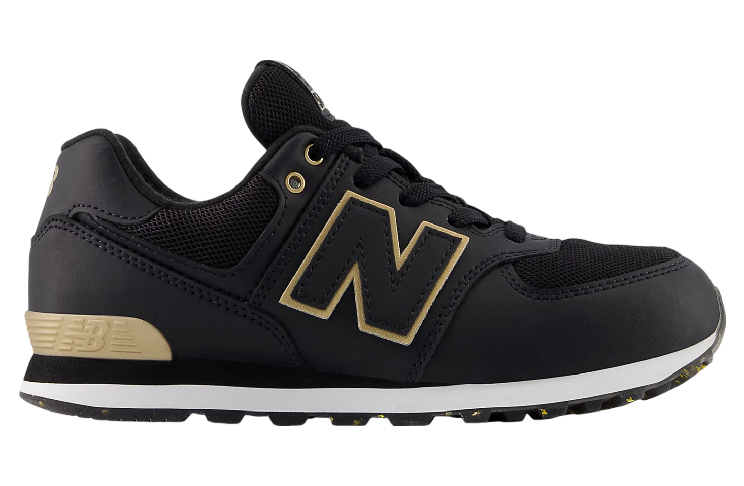 New Balance 574 GS Black / Gold - Jul 2025 - GC574GL
