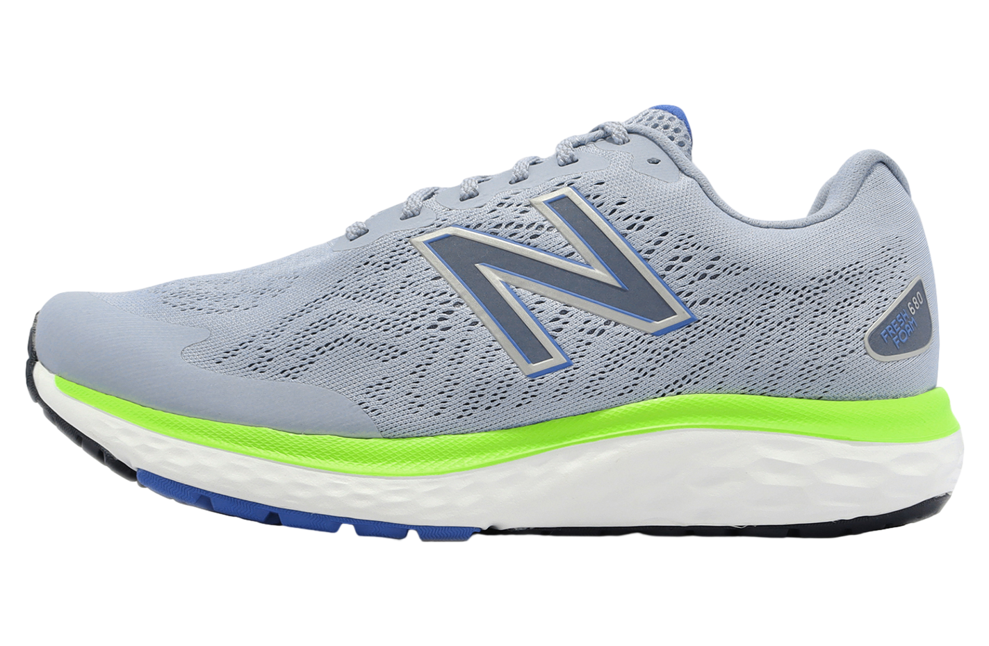 New Balance 680 V7 4E Extra Wide Grey / Metallic Silver