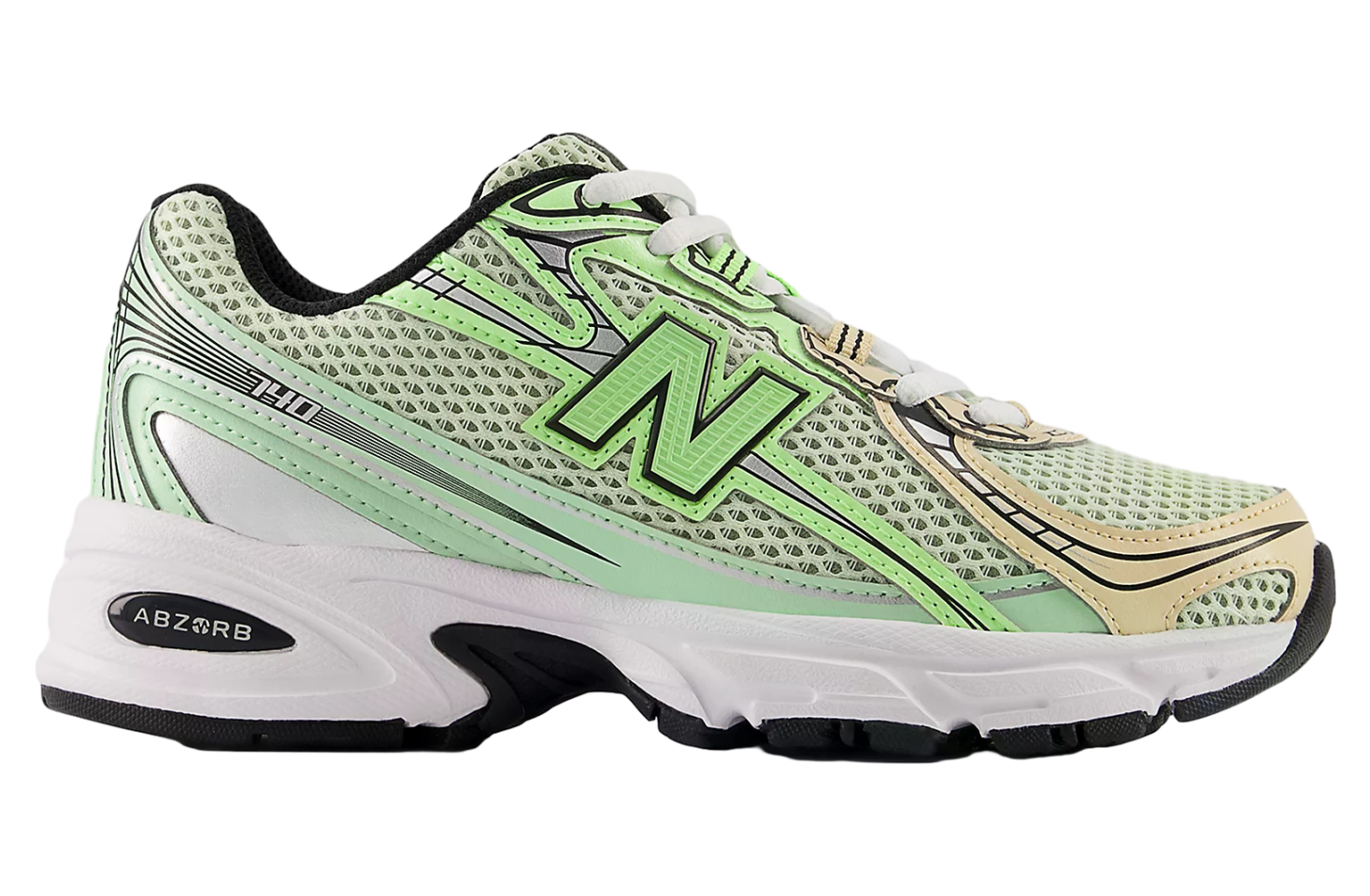 New Balance 740 GS Mint Flash / Ash Wood