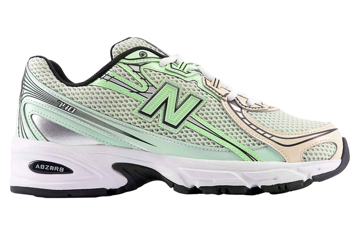 New Balance 740 Mint Flash / Ash Wood