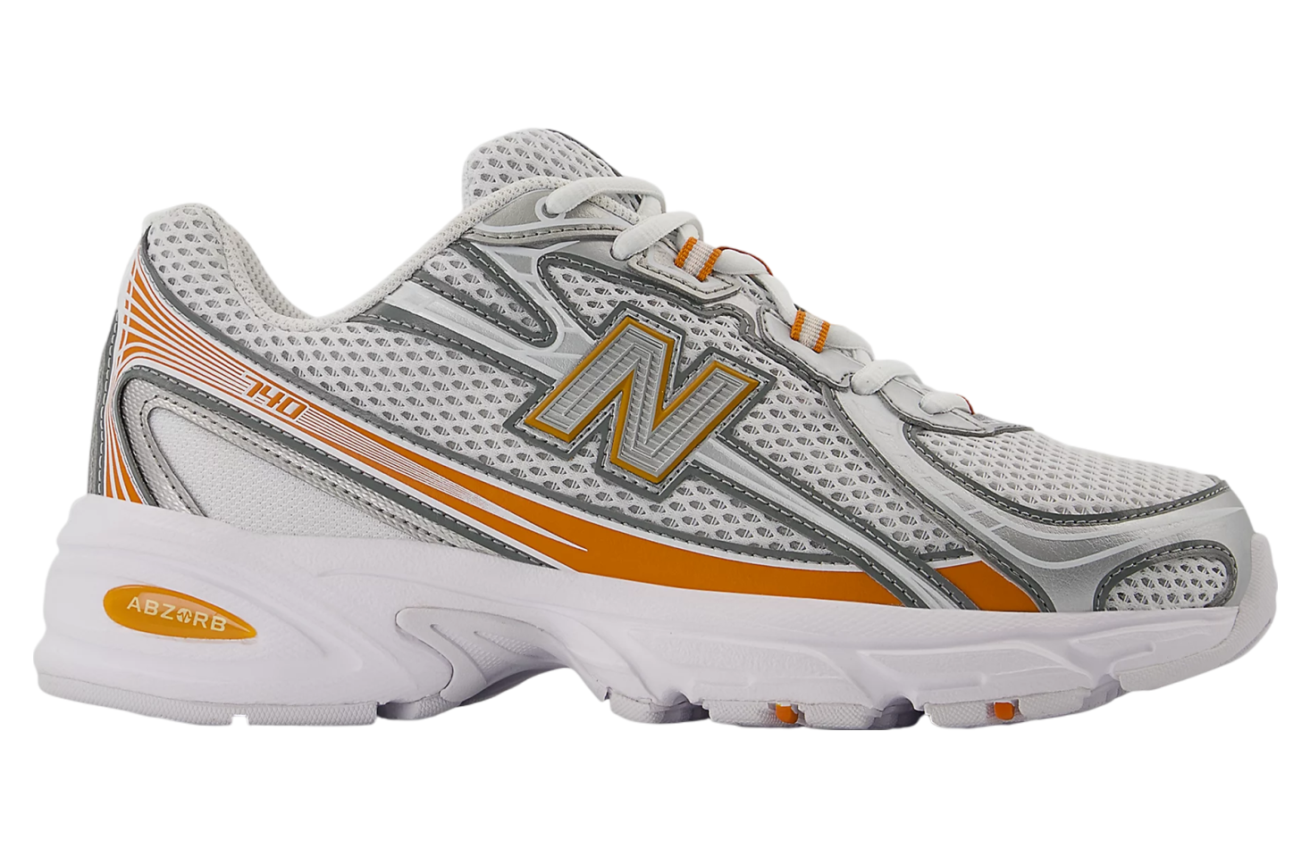 New Balance 740 White / Classic Orange