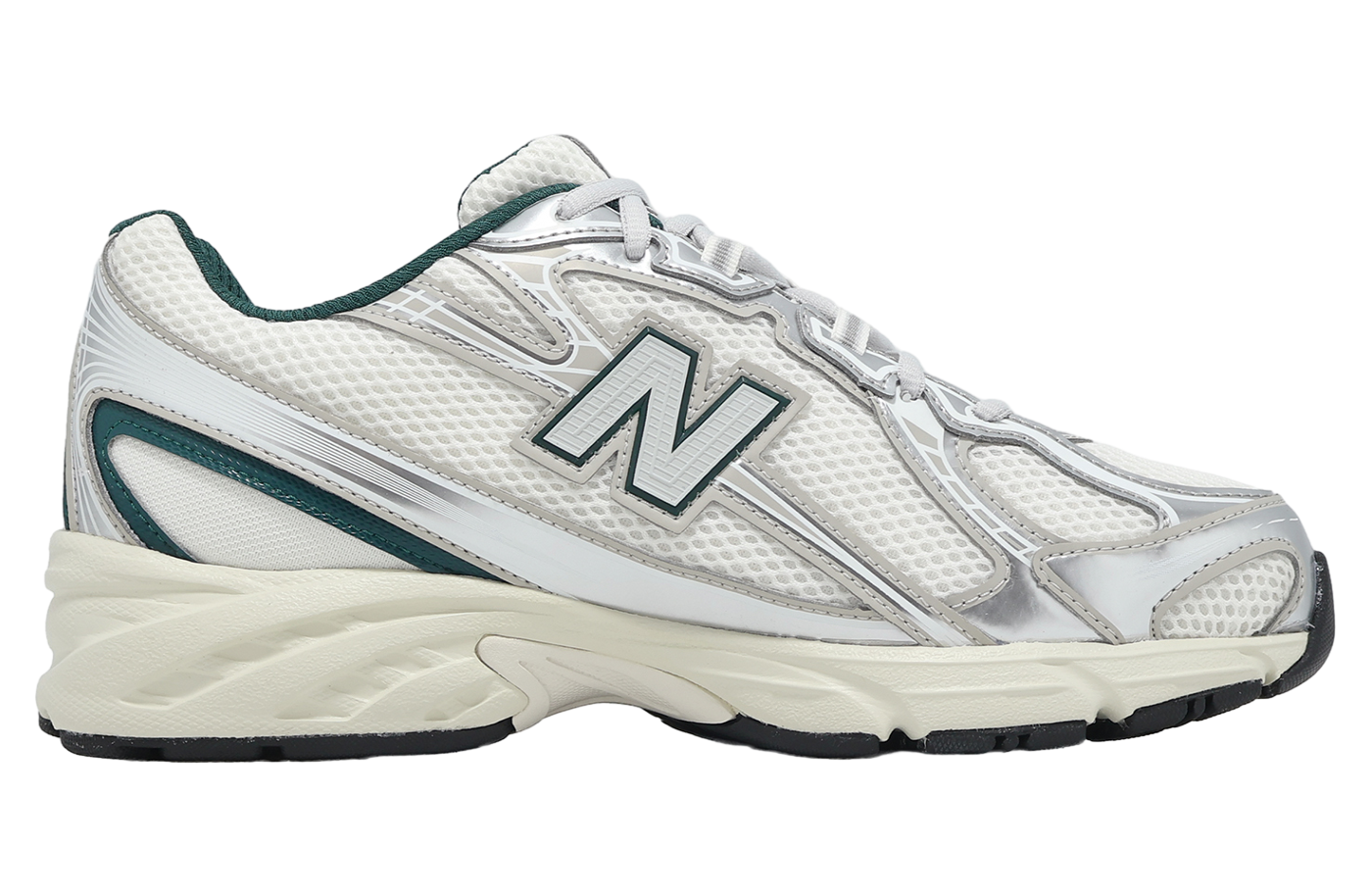 New Balance 740 White / Metallic Silver