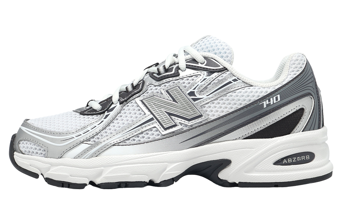 New Balance 740 White / Silver / Black