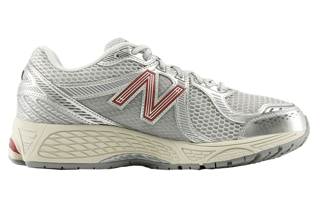 New Balance 860v2 Silver / Red