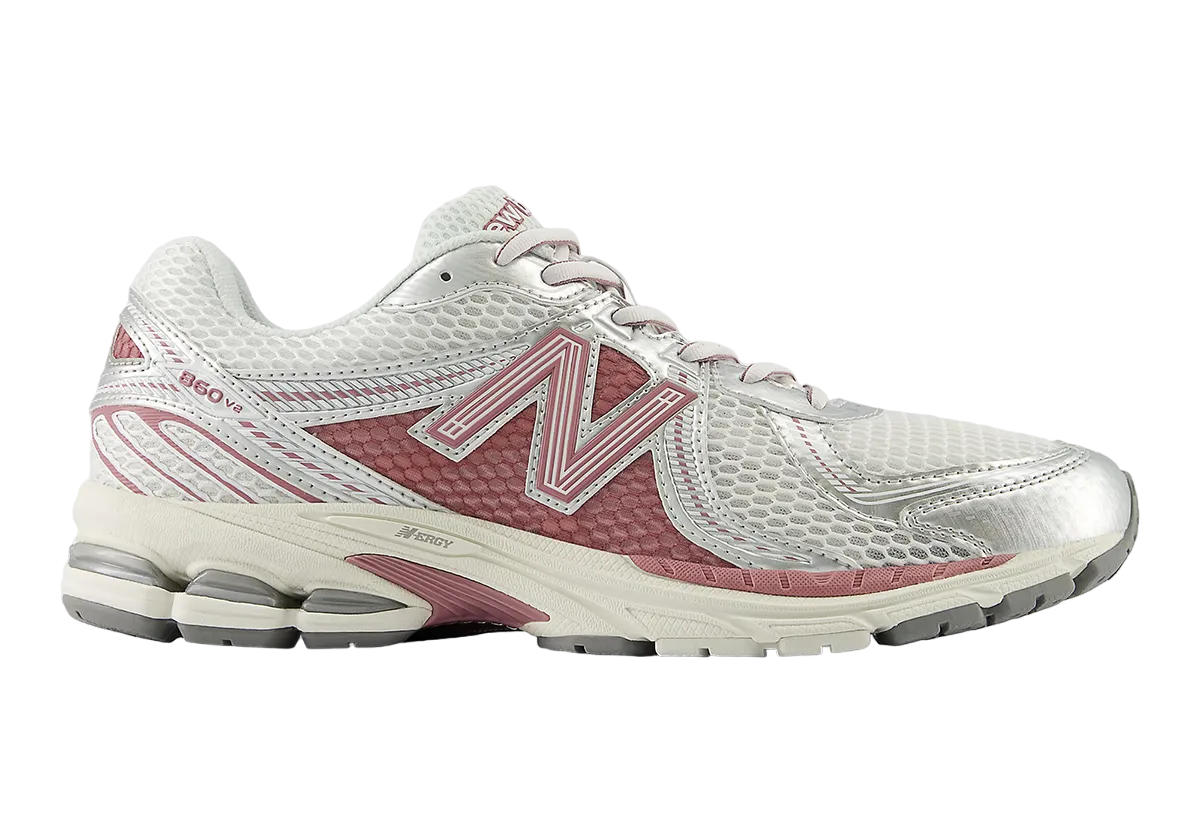 new balance 860v2 silver toe pink