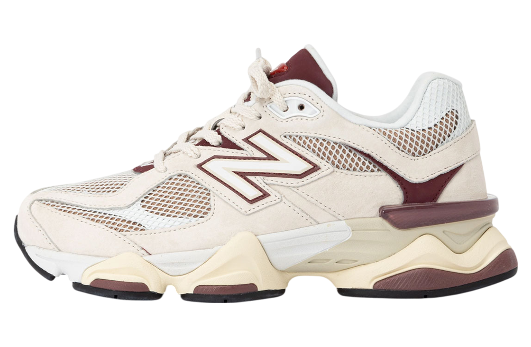 New Balance 9060 Linen / Burgundy